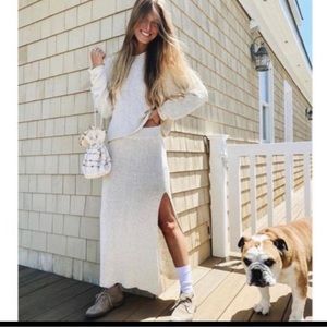Free People Winter Sun Set Matching Skirt and Sweater